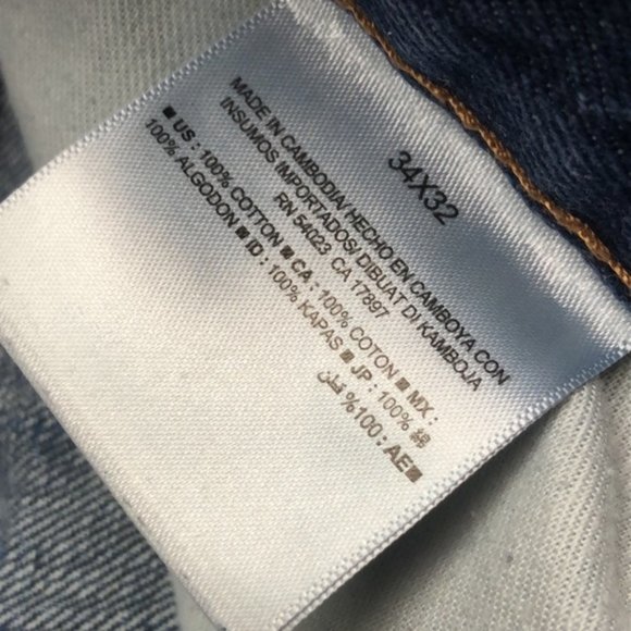 LIKE NEW VINTAGE OLD NAVY REGULAR STRAIGHT JEANS 34x32 ⭐️ - Picture 4 of 10